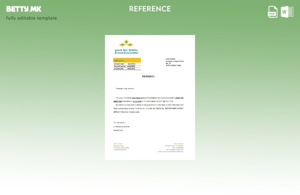 Референтен шаблон за затворање на банка во модерен стил Непал Кумари