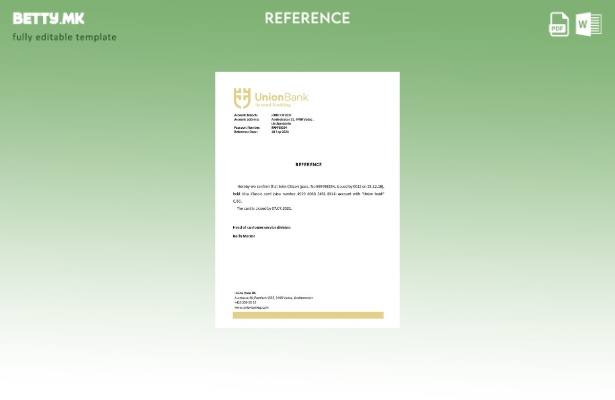 Референтен шаблон за затворање на банката на Лихтенштајн во модерен стил