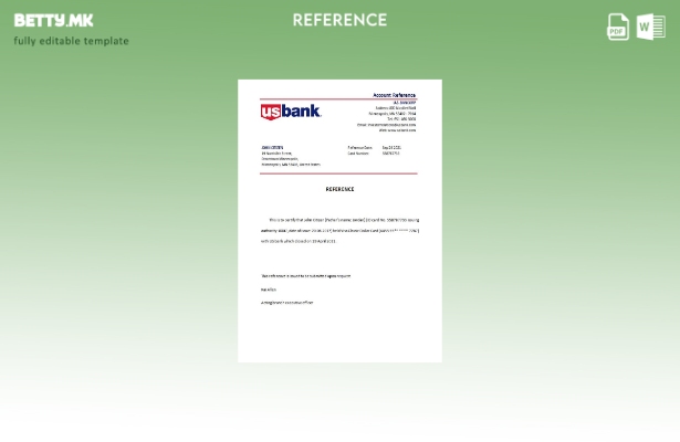 Референтен шаблон за затворање на USA Bankcorp во модерен стил