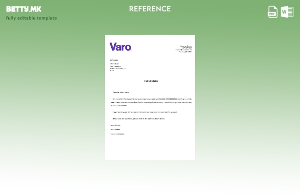 Референтен шаблон за затворање со модерен стил на САД Varo