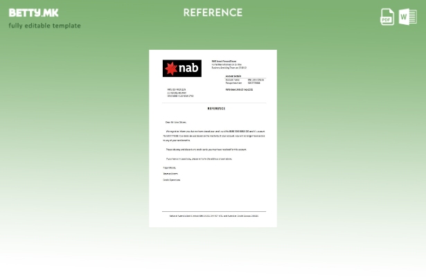 Референтен шаблон за затворање со модерен стил USA Nab