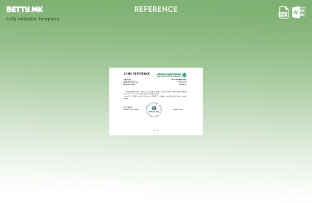 Референтен шаблон за кувајтска трговска банка во модерен стил