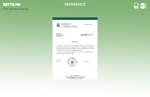 Референтен шаблон за модерен стил Португалија Banco Carregosa