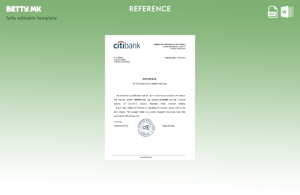 Референтен шаблон за холандски Ситибанк во модерен стил