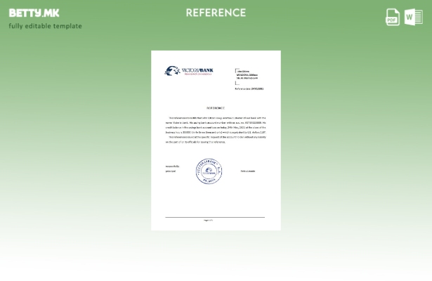 Референтен шаблон на Молдавија Викторијабанк во модерен стил