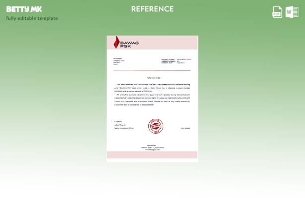 модерен стил Австрија BAWAG PSK референтен шаблон