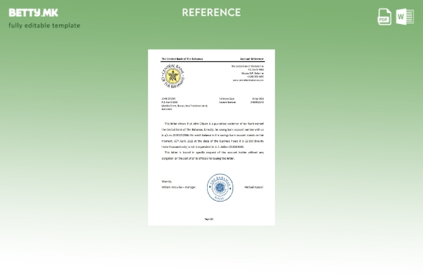 модерен стил Бахамите Референтен шаблон за централната банка на Бахамите