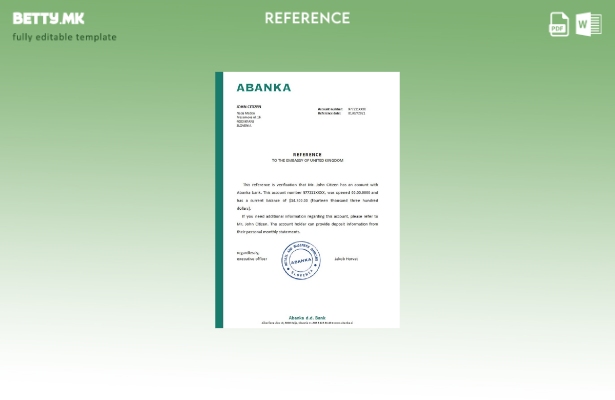 модерен стил Словенија Abanka референтен шаблон