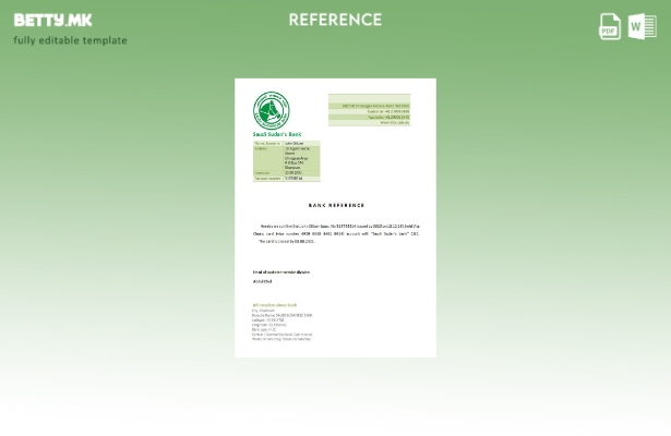 модерен стил Судан Референтен шаблон за затворање банка на Саудиска Судан