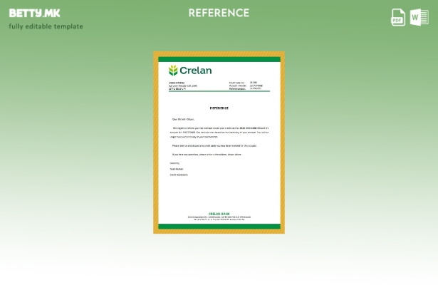 референтен шаблон за затворање модерен стил Белгија Crelan