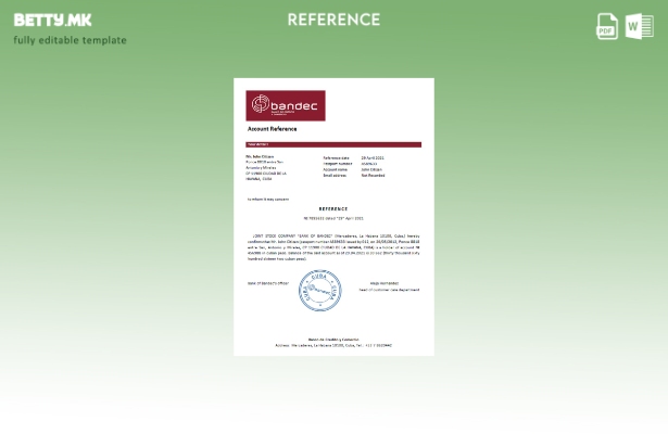 референтен шаблон за модерен стил Куба Бандек