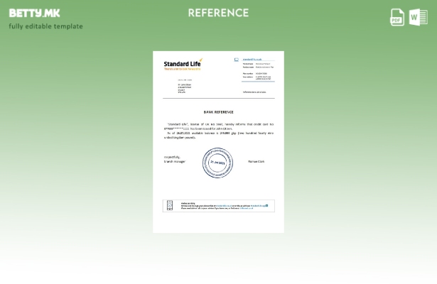 референтен шаблон за модерен стил Обединетото Кралство Standard Life