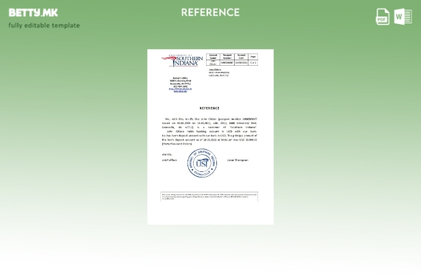 референтен шаблон за модерен стил САД Јужна Индијана