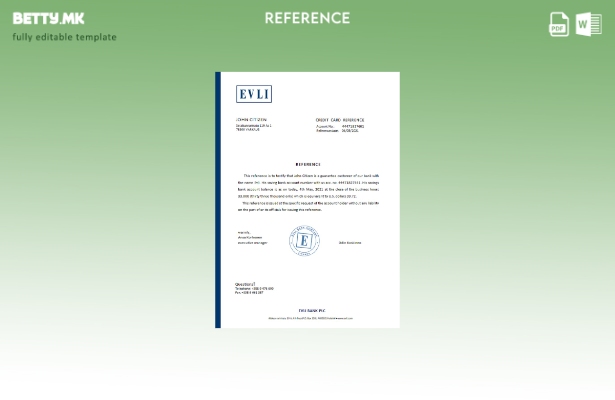 референтен шаблон за модерен стил Финска Evli