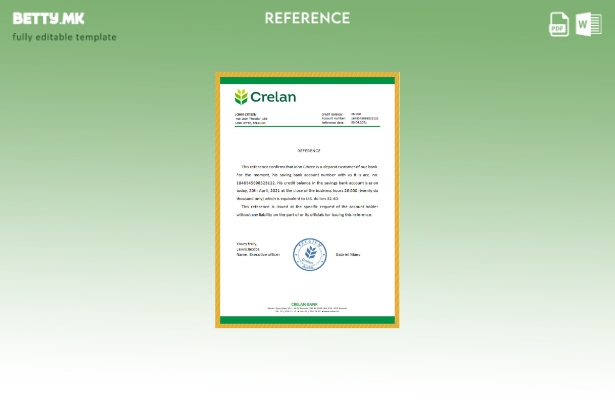 референтен шаблон за модерен стил Belgium Crelan
