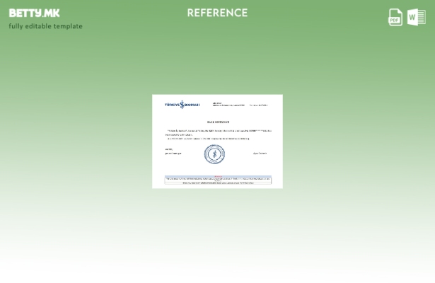 референтен шаблон за модерен стил Turkey Is Bankasi