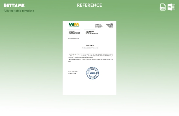 референтен шаблон USA WM во модерен стил