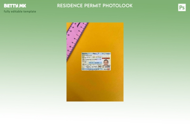 модерен стил Јапонска дозвола за престој photolook ПРЕДЕН шаблон