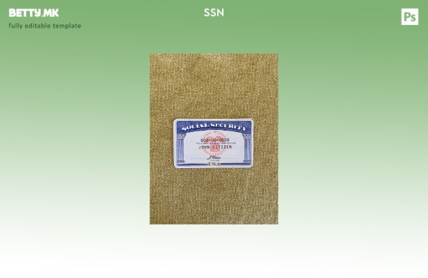 модерен стил USA SSN photolook беж текстилна позадина ПРЕДЕН шаблон