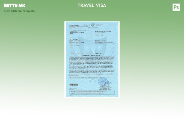 Шаблон за студентска виза за Кипар во модерен стил