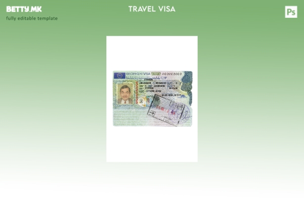 модерен стил шаблон за кипарска шенген виза