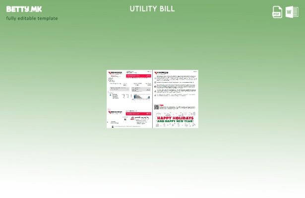 Модерен стил Страници со сметки за комунални услуги на САД MidAmerican Energy Co
