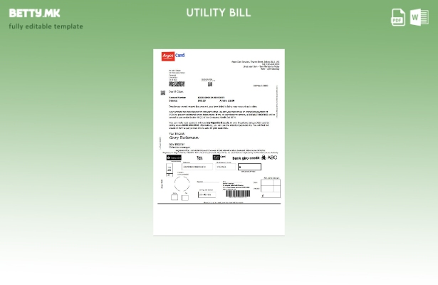 Модерен стил Шаблон за картичка Аргос на Обединетото Кралство