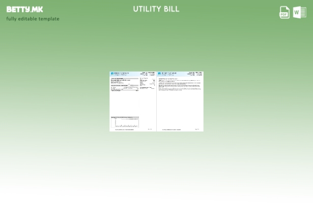 Модерен стил на САД Калифорнија PG&E (Pacific Gas and Electric Company) шаблон 2