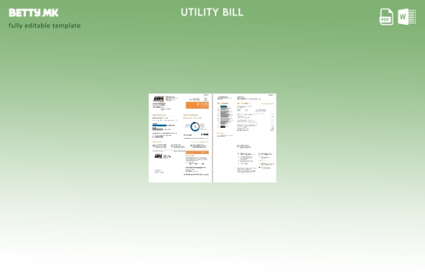 Модерен стил на САД Небраска Линколн Black Hills Energy шаблон страници за сметк