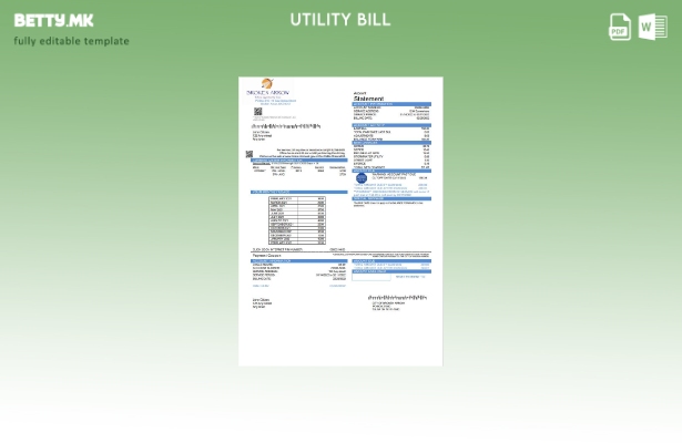Модерен стил на САД Оклахома Сити на скршена стрелка за комунални сметки