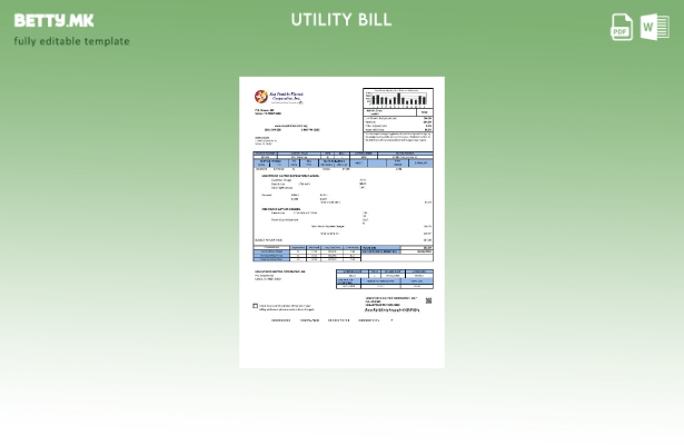 Модерен стил на САД Тексас Сан Патрисио Електрични корпоративни сметки за комуна