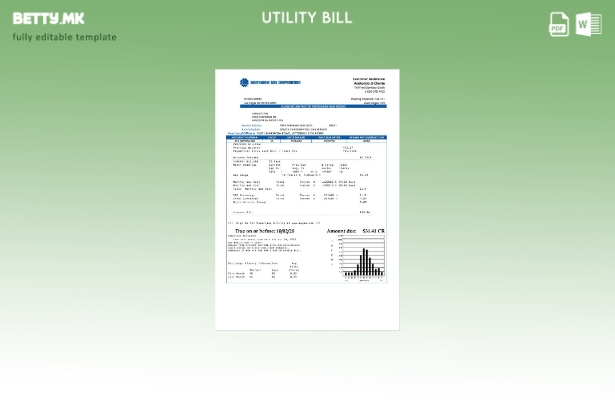Модерен стил на USA Nevada Southwest gas Corporation шаблон за комунални услуги