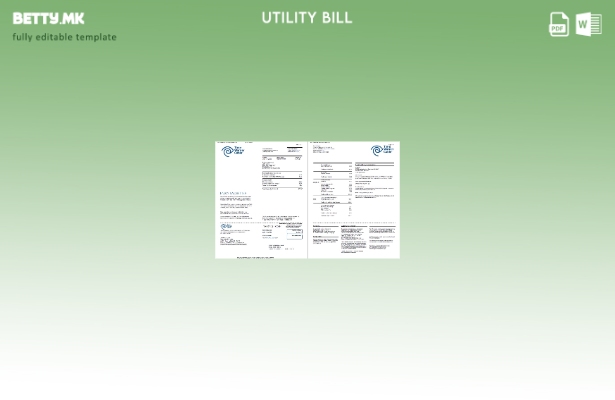 Модерен стил на USA Time Warner Cable шаблон за страници со зборови за комунални