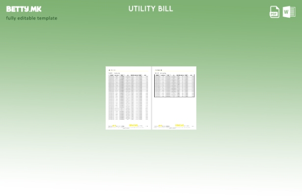 Модерен стил Spain Masmovil Интернет страници за сметки за комунални услуги. шаб