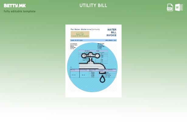 Модерен стил USA Parc Bisbee шаблон за комунални сметки
