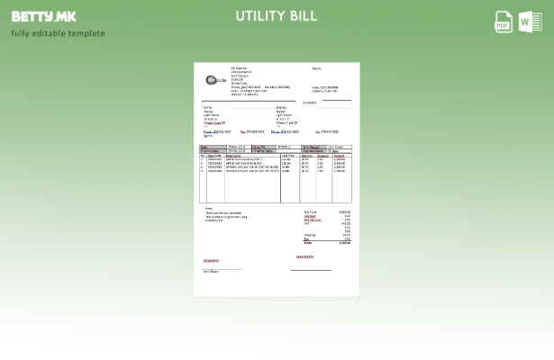 Модерен стил USA San Francisco Xincube шаблон за комунални сметки