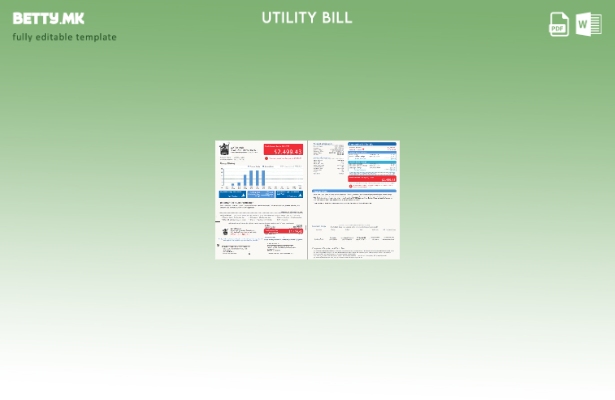 Страници со сметки за комунални услуги на Одделот за вода и канализација на САД