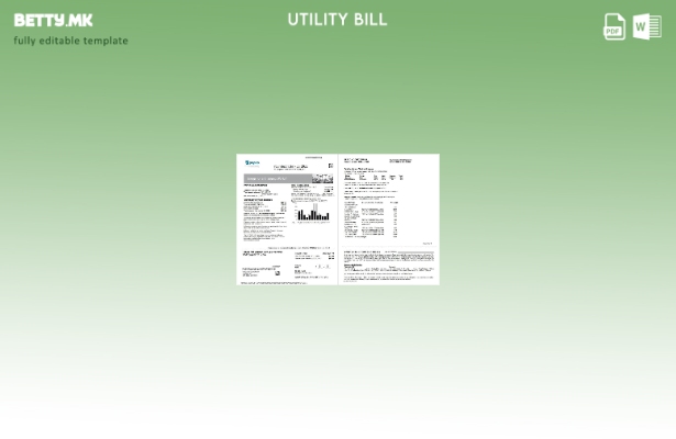 Шаблон за страници за комунални сметки во модерен стил на САД Мериленд Пепко