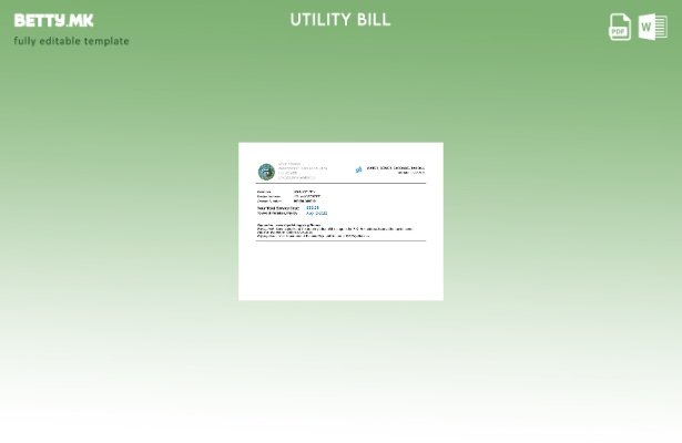 модерен стил САД Илиноис Чикаго, вода, канализација, ѓубре, шаблон за даночна см