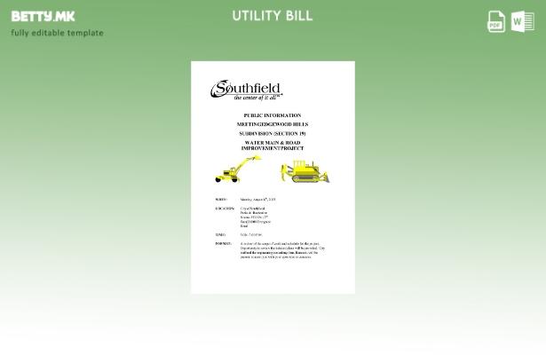 модерен стил САД Мичиген Сити Саутфилд за комунални услуги за вода и градежниш 1