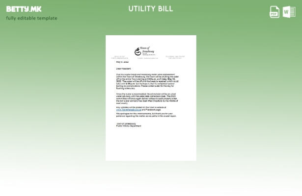 модерен стил во Канада Саскачеван, град Стразбур, го исклучи шаблонот за известу