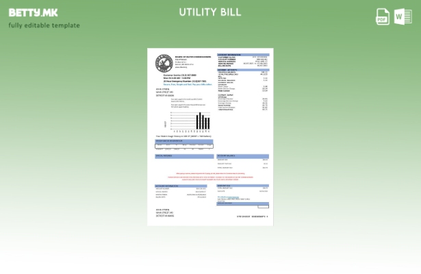 модерен стил на Соединетите Американски Држави одборот на комесари за вода шабло